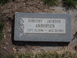 Dorothy Rachel <I>Jackson</I> Andersen 