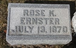 Rose Katherine <I>Booth</I> Ernster 