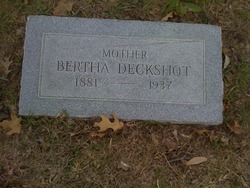 Bertha <I>Ruddie</I> Deckshot 