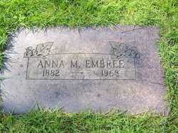 Anna M <I>Gorman</I> Embree 