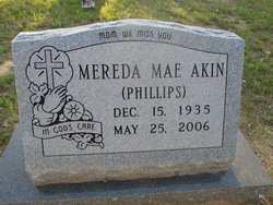Mereda Mae “Rita” <I>Phillips</I> Akin 