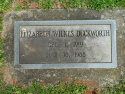 Elizabeth Wilkes Duckworth 