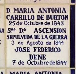 Maria Antonia <I>Carrillo</I> Burton 