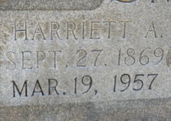 Harriett “Hattie” <I>Alford</I> Smith 