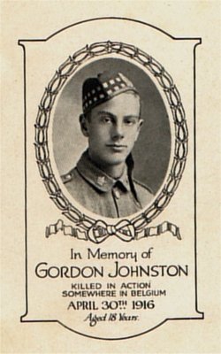 Private Charles Gordon Johnston 