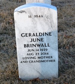 Geraldine June “Peggy” <I>O'Donnell</I> Brinwall 