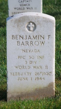PFC Benjamin F Barrow 