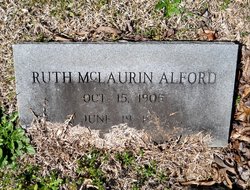 Ruth <I>McLaurin</I> Alford 
