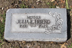 Julia E. <I>Johnston</I> Friend 