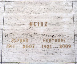 Gertrude E <I>Zastrow</I> Heinz 