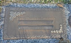 Bertie Ava <I>Pearce</I> Atkinson 