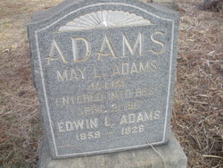 Mary L “May” <I>Emery</I> Adams 