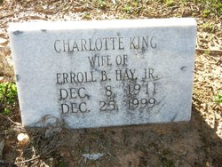 Charlotte <I>King</I> Hay 