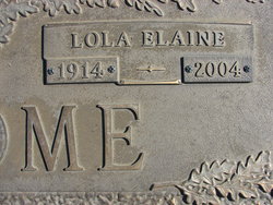 Lola Elaine <I>Eddy</I> Newsome 