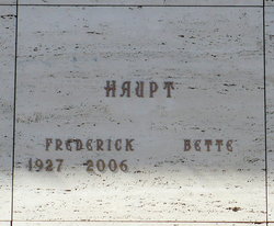 Frederick “Fritz” Haupt 