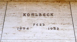 Ferdinand “Ferd” Kohlbeck 