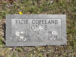 Vicie Mae <I>Copeland</I> Jones 