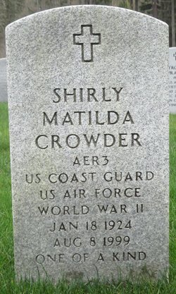 Shirly Matilda <I>Edlund</I> Crowder 