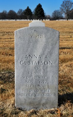 Anna Augusta <I>Nelson</I> Gustafson 