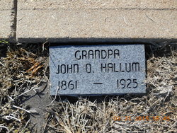 John O. “Grandpa” Hallum 