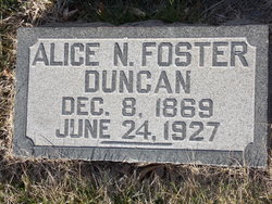 Alice N <I>Foster</I> Duncan 