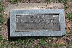 Emeline Martha        A. <I>Bean</I> Dingler 