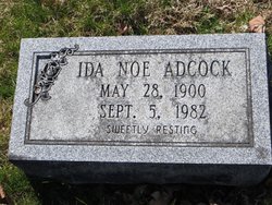 Ida G <I>Pottinger</I> Adcock 