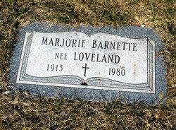 Marjorie <I>Loveland</I> Barnette 