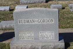 Minnie <I>Rudman</I> Gordon 