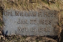CPL William P Hess 