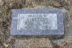Harold W Altstadt 