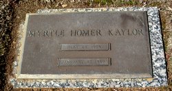 Myrtle Homer Kaylor 