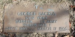 George Backus 