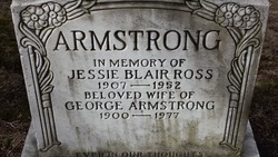 Jessie Blair <I>Ross</I> Armstrong 