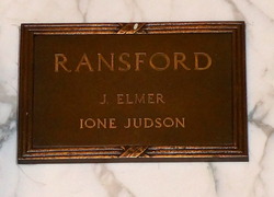 Ione <I>Judson</I> Ransford 
