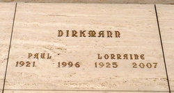 Lorraine E <I>Cisler</I> Dirkmann 