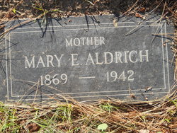 Mary Emma <I>Spencer</I> Aldrich 