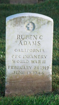 PFC Ruben C Adams 