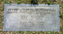 Elsie Irene <I>Marlowe</I> Gauldin 