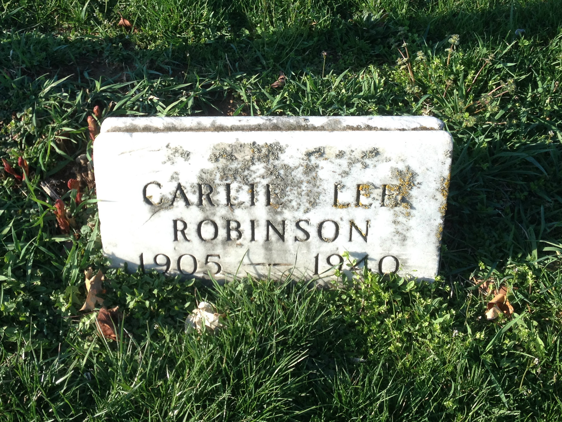 Carlie Lee Robinson (1905-1940)