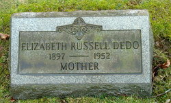 Elizabeth M <I>Russell</I> Dedo 