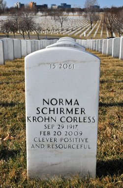 Norma Schirmer <I>Krohn</I> Corless 