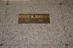 Minnie M <I>Hancock</I> Johnson 