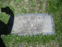 Mary Elizabeth <I>Brewer</I> Bates 