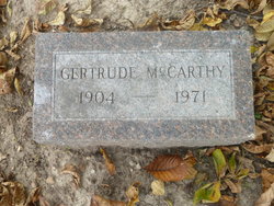 Gertrude Elizabeth <I>Shuler</I> McCarthy 