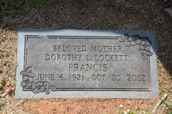 Dorothy L <I>Lockett</I> Francis 