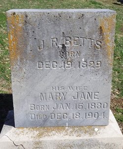 Mary Jane <I>Carson</I> Betts 