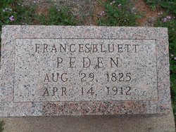 Frances R <I>Blewett</I> Peden 