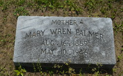 Mary Virginia <I>Wren</I> Palmer 