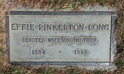 Effie Pauline <I>Pinkerton</I> Long 